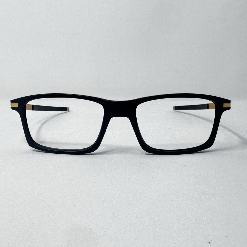 Oakley Pitchman OX8050-1453 Satin Black Gold Eyeglass Frames 53-18-140